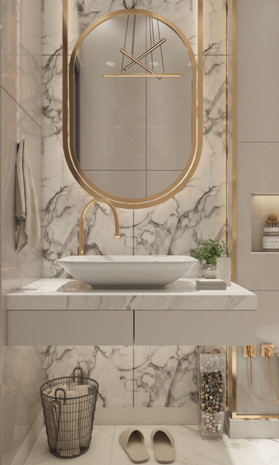 How To: DIY a Powder Bathroom
