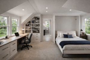 attic office bedroom nashville