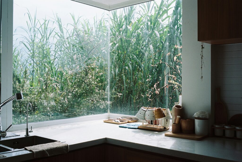 kitchen corner window